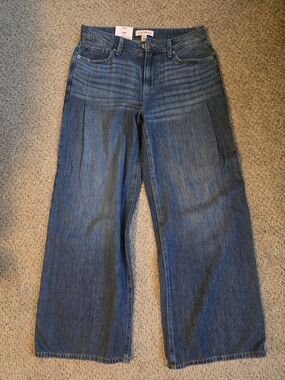 Lucky Brand Medium Wash Palazzo Jeans